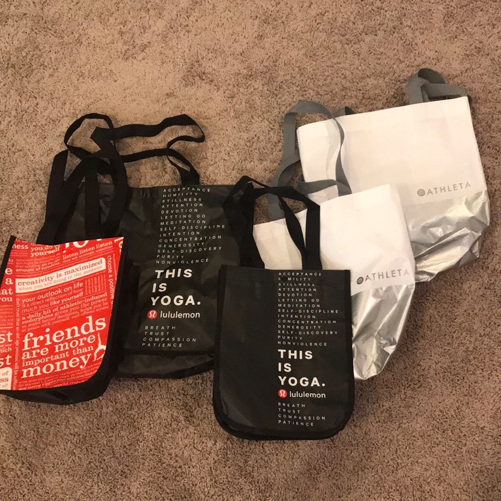 LULULEMON/ ATHLETA bag bundle